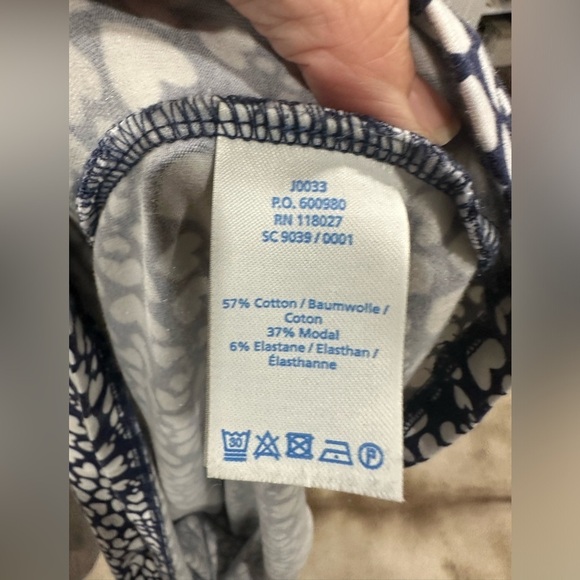 Boden Womens Emmeline Heart Jersey Tshirt Dress Size 6 Blue White - Picture 7 of 7